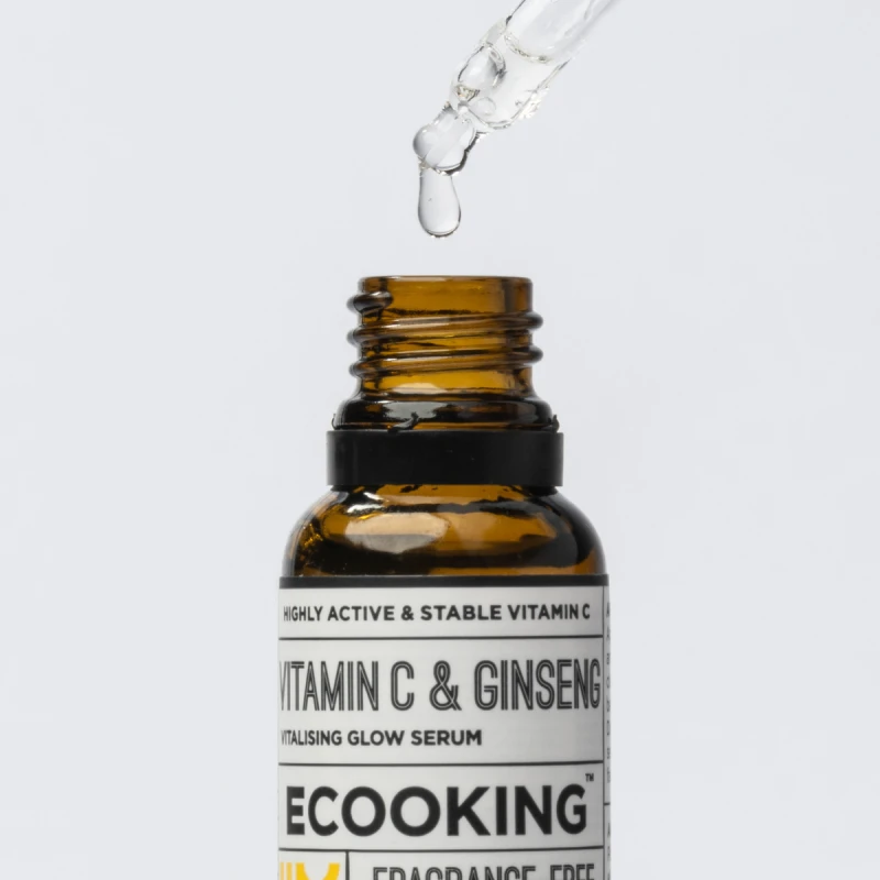 Rozświetlające serum z witaminą C Ecooking