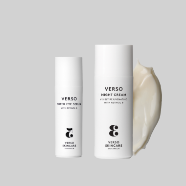 VERSO Pierwsze Oznaki Starzenia – zestaw z Retinol 8 na zmarszczki, utratę jędrności i zmęczone spojrzenie
