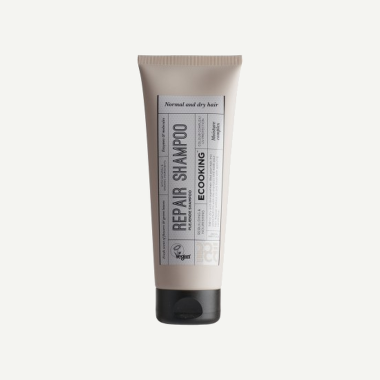 Regenerujący szampon do włosów suchych i zniszczonych z peptydami, wegański, naturalny 250ml - Ecooking Repair Shampoo