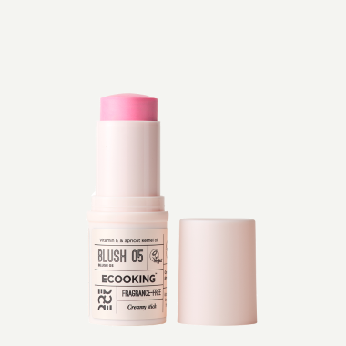 ECOOKING Blush 05 – kremowy róż do twarzy w sztyfcie, chłodny róż, 15,9 g