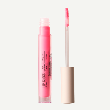 ECOOKING Lip Gloss 07 Pure Pink – nawilżający błyszczyk do ust z kwasem hialuronowym, 3,5 g
