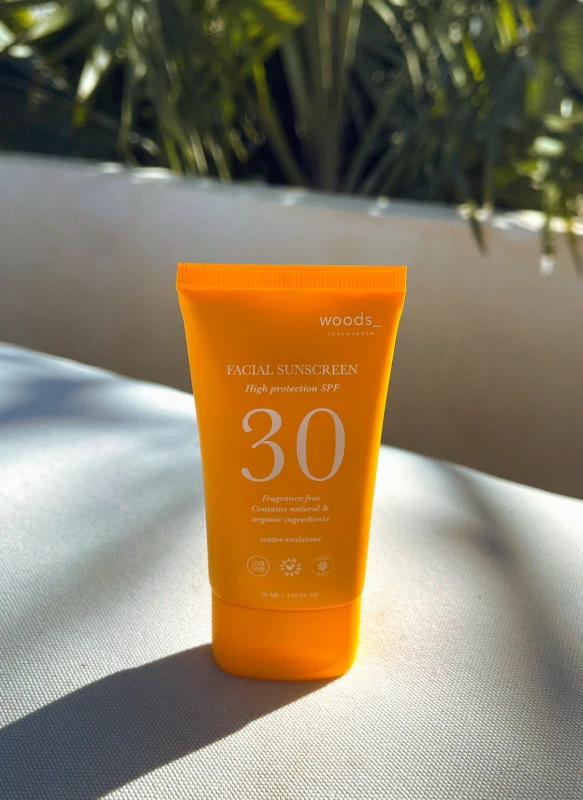 Woods Copenhagen Facial Sunscreen SPF 30, 50 ml