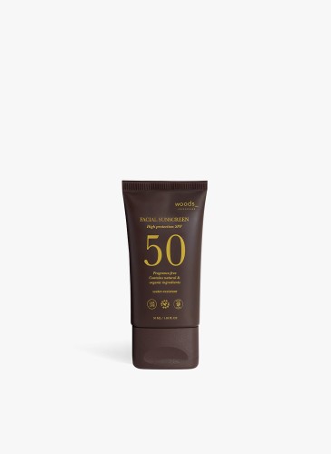 Woods Copenhagen Facial_Sunscreen SPF 50, 50 ml